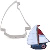 LILIAO Nautical Sailboat Cookie Cutter, 3.7", Biscuit Bread Sandwich Cutters,