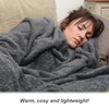 Snug Rug Special Edition Luxury Grey Blanket Sherpa Fleece Blankets