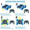 KKONES Remote Control car,2.4GHz Electric Race Stunt Car,Double Sided 360°