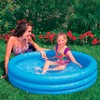 Intex 59416NP Crystal Blue Three Ring Inflatable Paddling Pool 1.14m