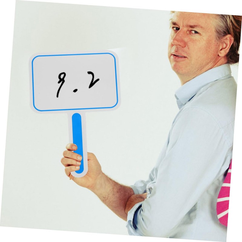 Operitacx 4pcs Score Board Whiteboard Easel Sticker Sign Foam White