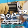 TK-Auto PVC Pipe Chamfer Tool Plastic Pipe Reamer Plumbing Deburr