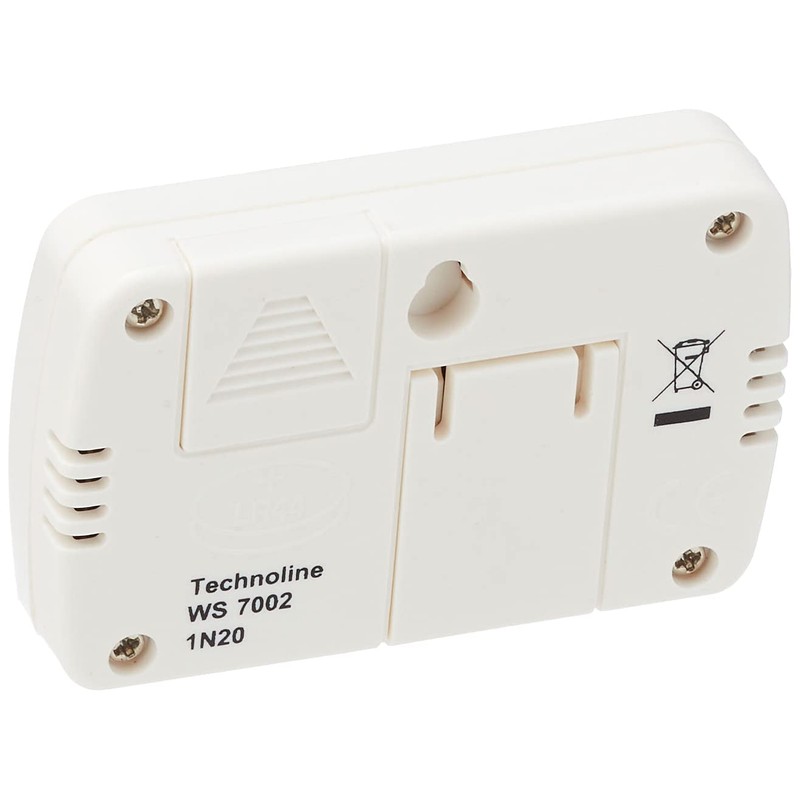 Technoline WS 7002 Thermometer, digital, Min/Max Temperaturanzeige, weiß, 6,0 x