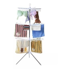KFMX Tendedero Plegable Giratorio Secado Rápido Ahorra Espacio