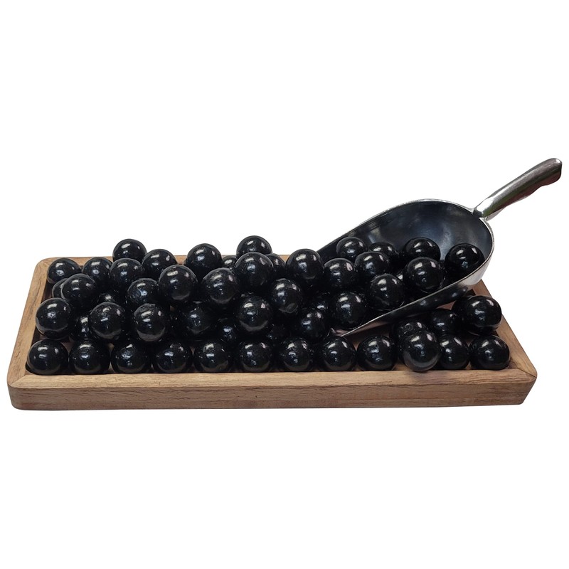 Naturejam Black Gumballs 2 Pounds-For Black Candy Buffets Or Zebra