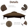 Tradesparker 10x12 Replacement Canopy Top for Lowe's Allen Roth Gazebo