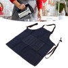 Denim Apron Abrasion Resistant Washable Chef Apron Adjustable Stylish Kitchen