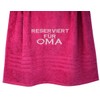 Lashuma London Shower Towel 70 x 140 cm Red Rhubarb