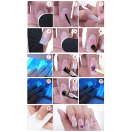 Nail Art Accessories 3 Dimensional Nail Dry Flowers 60 Stars 60 5 Flowers 12 Colors