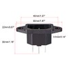 uxcell C14 Panel Mount Plug Adapter AC 250V 10A /5A