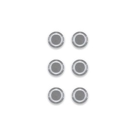 Quartet Round Magnets, Whiteboard, Dry Erase Board, Transparent, 6-Pack (6447415718)