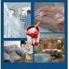 6 x Plastic Dust Sheets for Decorating 12ft x 9ft