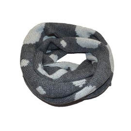 Neweave MILANO - Knitted scarf in merino wool- warm, soft and elegant - MADE IN ITALY - Grey - One size