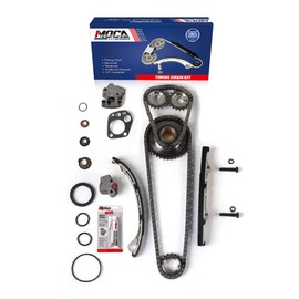 MOCA Timing Chain Kit Compatible with 1998-2004 for Nissan Frontier 2.4L & 2000-2004 for Nissan Xterra 2.4L & 1998-2001 for Nissan Altima 2.4L L4 DOHC 16V KA24DE