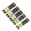 5PCS USB Night Light Stepless Dimming Touch Sensor Switch Mini