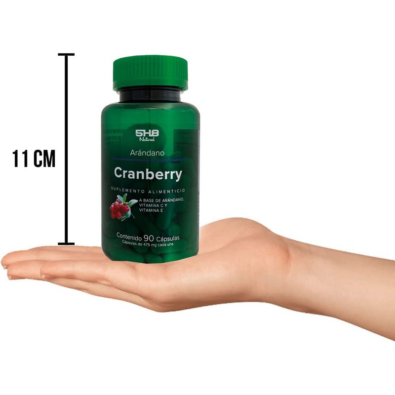 5H8 Nutrition | Cranberry Arándano | Suplemento Alimenticio a Base