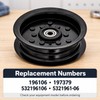 Flat Idler Pulley for Husqvarna and Poulan Pro Mowers, Replaces