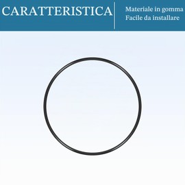 QUARKZMAN Nitrile Gomma O-Ring 75mm x 71mm x 2mm Guarnizioni di Tenuta Anelli Rubinetti Rotondo Guarnizione Rondella per Rubinetto Idraulica Riparazione Sigillatura Connessione, 10 Pezzi