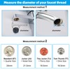 Hibbent 12 Pcs Faucet Aerator with 6 Pcs Faucet Aerator