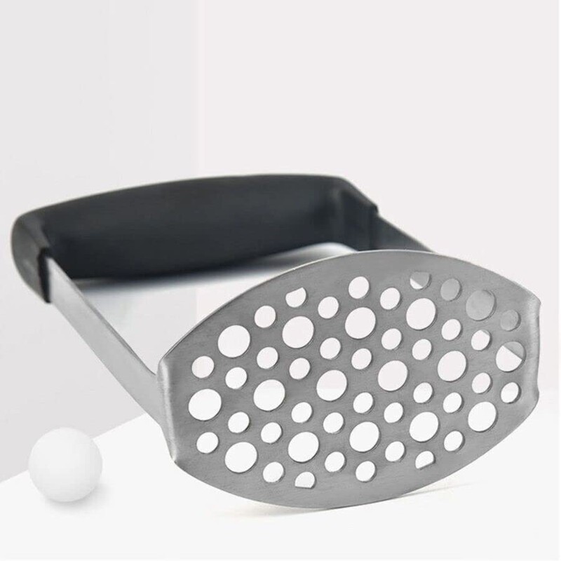 AIMALL Stainless Steel Potato Masher Vegetable Tool with Ergonomic Handle