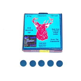 TWEENTEN ELK MASTER CUE TIPS AND QUANTITIES.** (5 x, 9mm)
