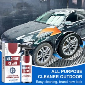 LSROUMEL 2Pcs Machine Clean Spray, Supplies Machine Clean Outdoor All-Purpose Cleaner, Heavy-Duty Outdoor All Purpose Cleaner - 4 Oz