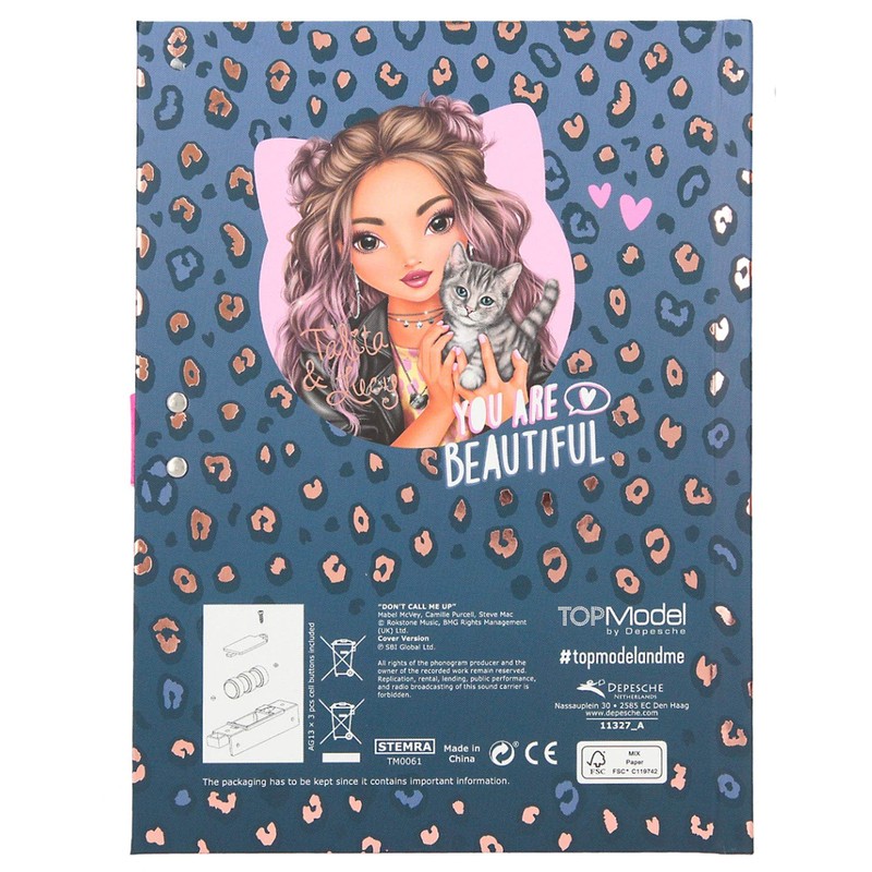 Depesche TOPModel Leo Love 11327 Diary with Code and Sound,