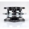 NRG Innovations NRG-SRK-R200GM-CH SFI 42.1 Spec D shaped Steering Wheel Quick Release Short Hub Adapter, 6x70mm Bolt Pattern Gun Metal Body/Chrome Shinny Ring