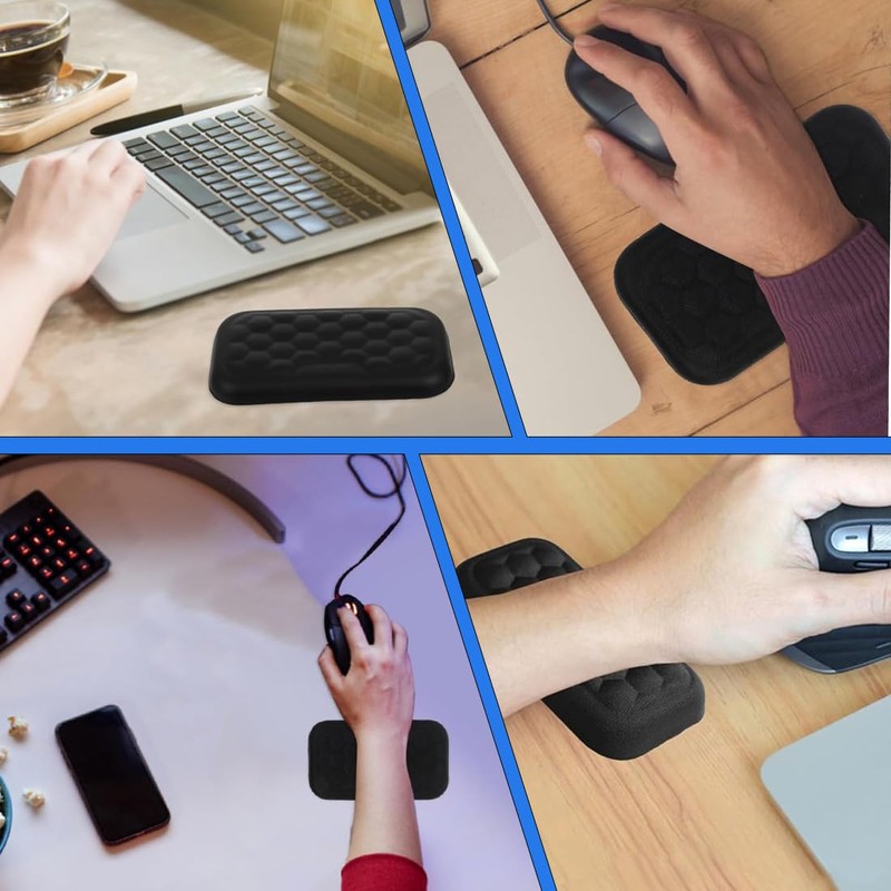 KEQAR Ergonomic Wrist Rest Support Elbow Support Memory Foam Desk