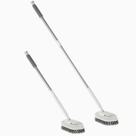 Adjustable length bathroom cleaning brush bathroom crevice floor cleaning brush