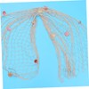 OSALADI Mediterranean Style Fishing Net Wall Hanging Decor Decorative Net