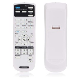 Projector Remote Control, Controller Replacement for EPSON, ABS Material,Low Power Consumption,Long Transmission Distance