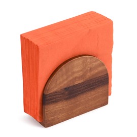 Kalmar Home Acacia Wood Vertical Napkin Holder