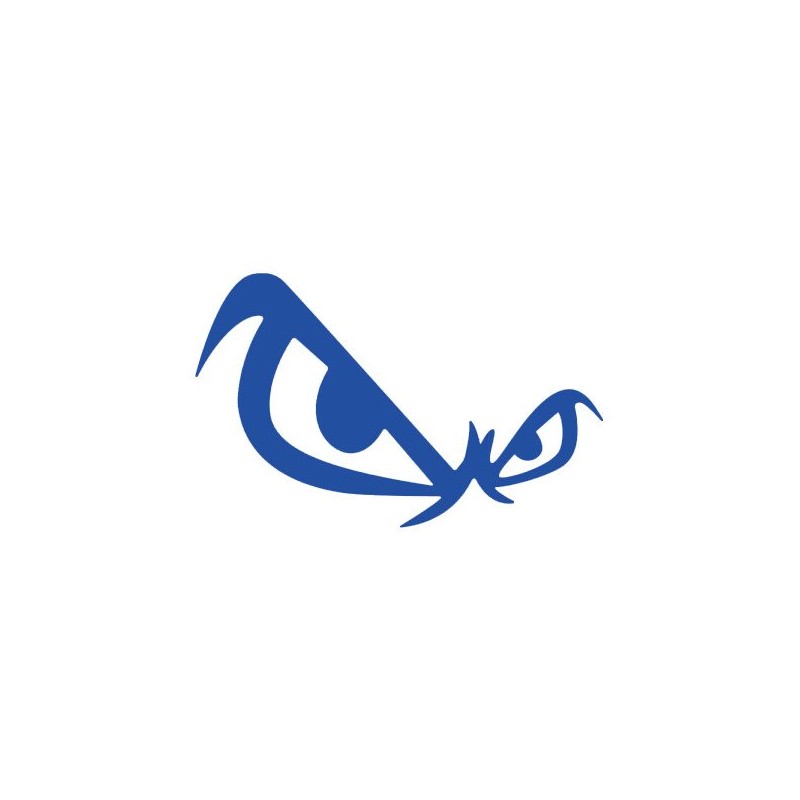 라인컷 오토바이 자동차 킥보드 헬멧 튜닝 눈모양 표정 스티커 ECS-0001