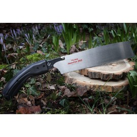 Tajima PUL-265 Japan Pull Saw with Curved-Grip, Silver/Black