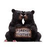 Forever Together Bear Couple Figurine, Rustic Cabin & Lodge Decor,
