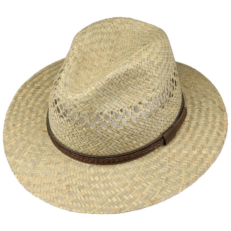 Lipodo Steven Traveller Straw Hat Women/Men - Hat Made of