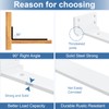 Heavy Duty Shelf Brackets, Floating Shelf Bracket 8 inch 6