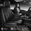 CAR PASS Nappa Leather Car Seat Covers Front Seats Only,