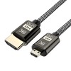 Cablecc Micro HDMI a HDMI 2.1 Ultra HD UHD 8K