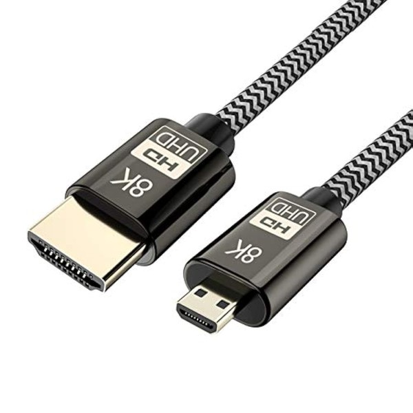Cablecc Micro HDMI a HDMI 2.1 Ultra HD UHD 8K