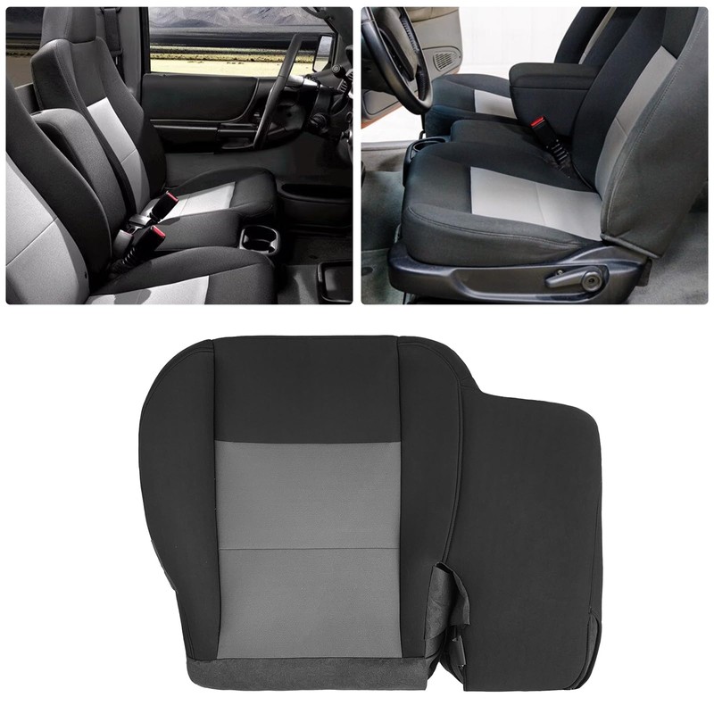 Oskkude Driver Side Bottom Replacement Cloth Seat Cover Compatible for