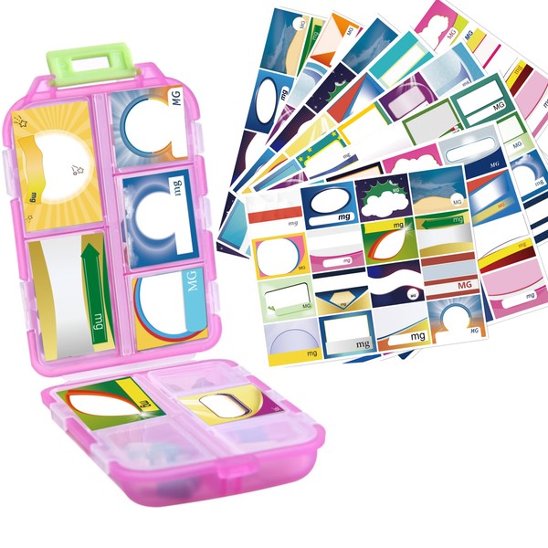 Zuihug Zuihug 1Pack Travel Pill Organizer - 10 Compartments Pill