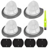 4 Pack 2033 Replacement Filter Compatible with Bissell Featherweight Stick