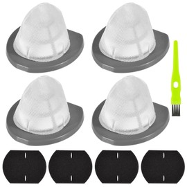 4 Pack 2033 Replacement Filter Compatible with Bissell Featherweight Stick Lightweight Bagless Vacuum Cleaner 20331, 20333, 20334, 20336, 20339, 2033M, 4 Mesh Filter 4 Foam Filters Replace No.1611508