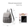 NICOLE&DORIS Fashion Women Backpack Mini Backpack Faux Leather Ladies Rucksack