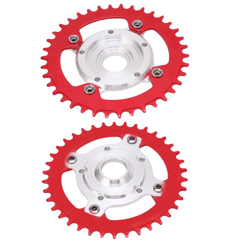 38T 104 BCD Electric Bike Chainring and Adapter Aluminum Alloy