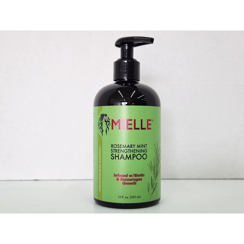 MIELLE Rosemary Mint Strengthening Curly Hair Care Products 4Pcs Bundle