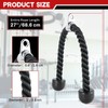 weyleity Tricep Rope Push Pull Down Rope Cord Heavy Duty