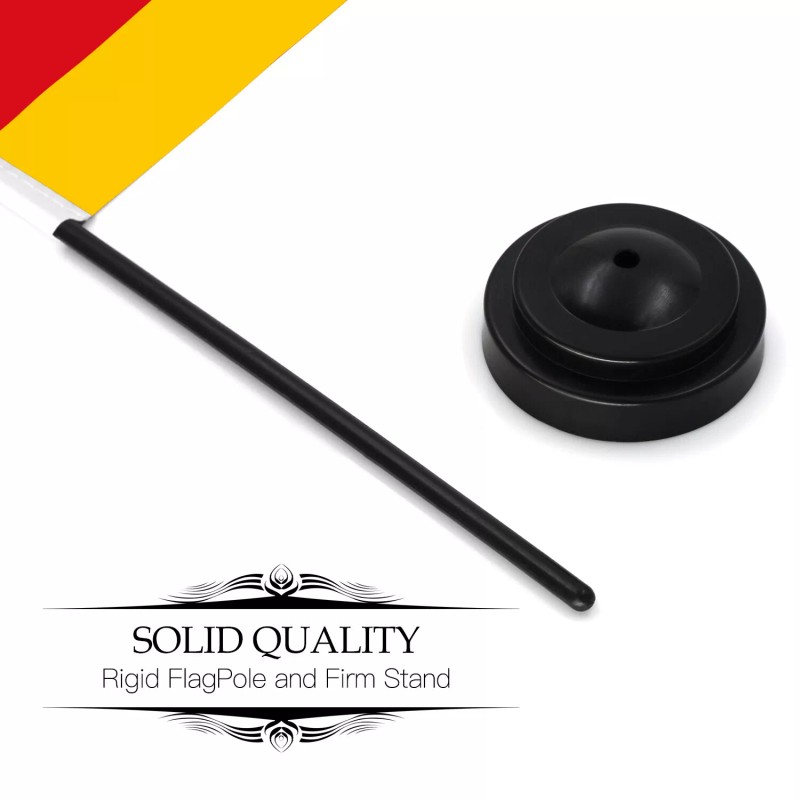 Anley Germany Deluxe Desk Flag Set - 6 x 4